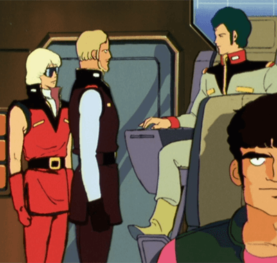 アーガマの艦長に就任するブライト