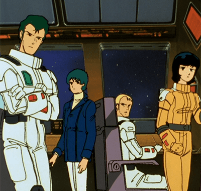 カツを出迎えるブライト達