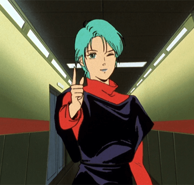 Zガンダム　カミーユを見つけからかうフォウ