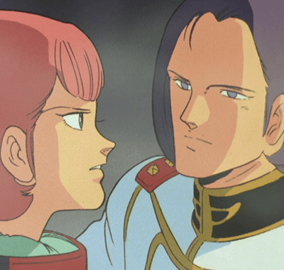 Ζガンダム シロッコとサラ